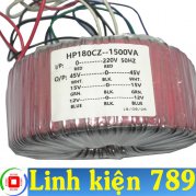 Biến áp xuyến 45V đôi +/- 45V 1500w